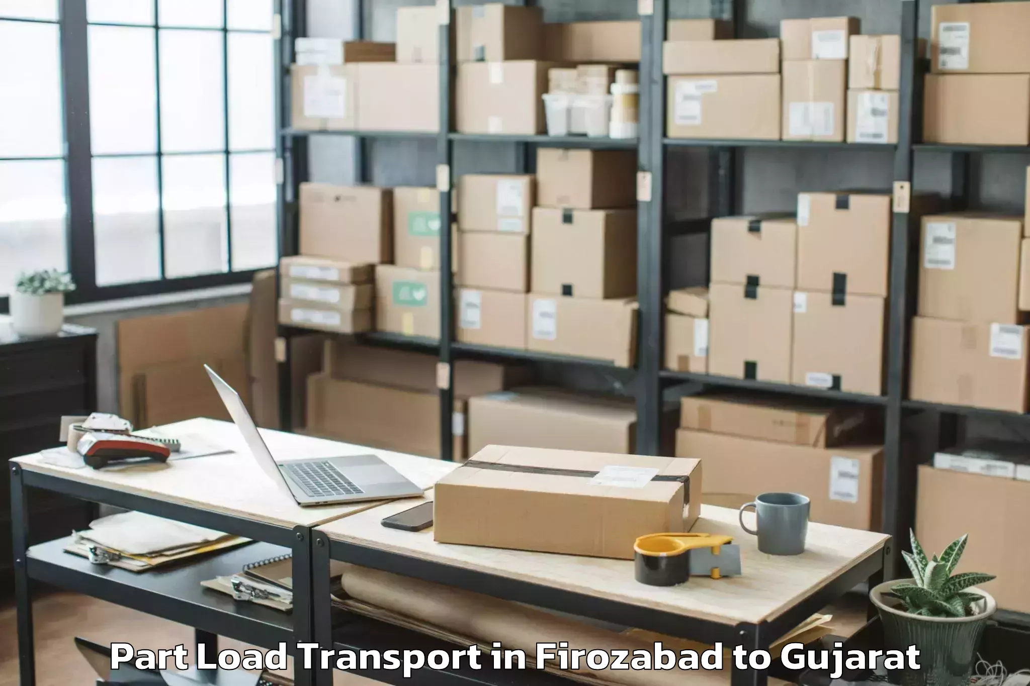 Firozabad to Danta Part Load Transport